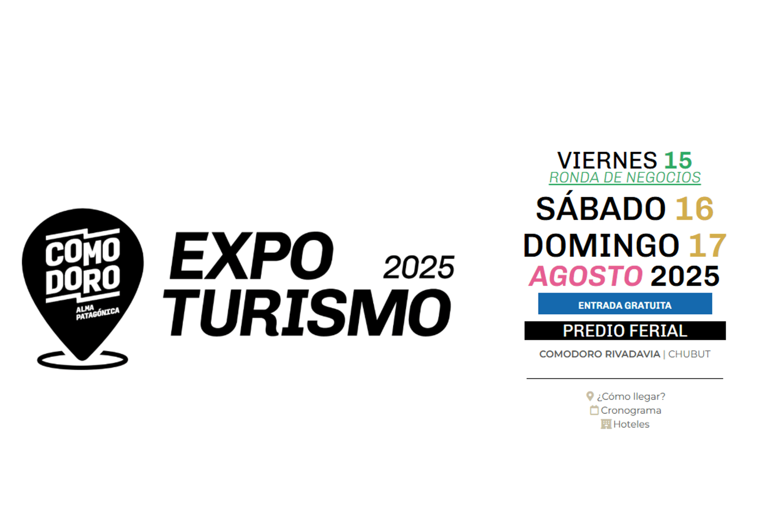 Chubut – Comodoro Rivadavia: A un mes de la Expo Turismo 2025,