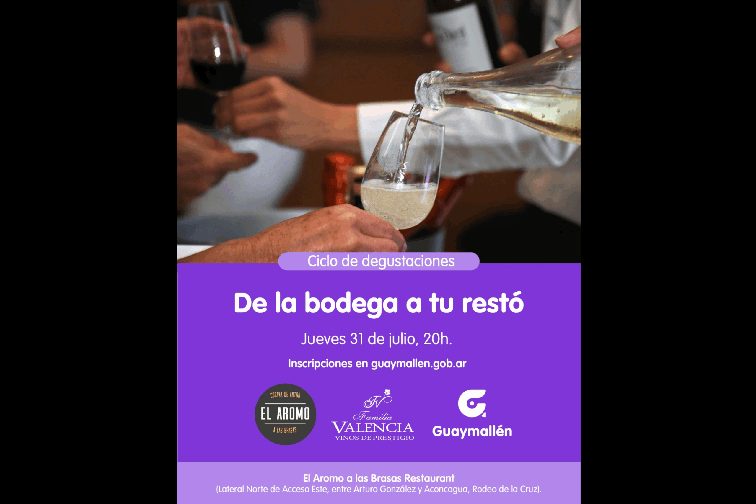 Mendoza – Guaymallén: Llega una nueva edición del ciclo de degustaciones “De la bodega a tu restó”